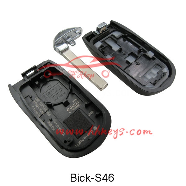 Manufactur standard Locksmith Tools Equipment -
Buick Envision Car Key Smart Blank With 3 Buttons – Hou Hui detail pictures