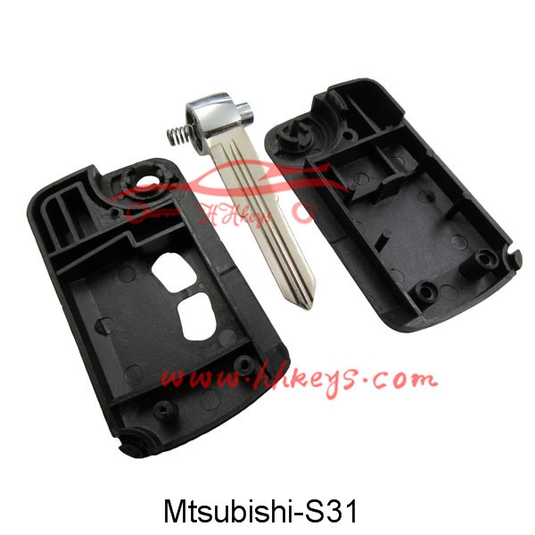 Mitsubishi 2 Buttons Remote key shell(No Button Pad)