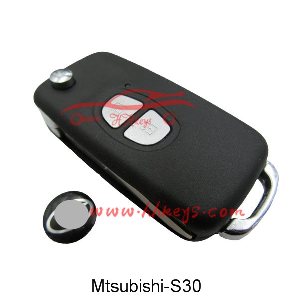 Mitsubishi Delica 2 Buttons Flip Key Shell