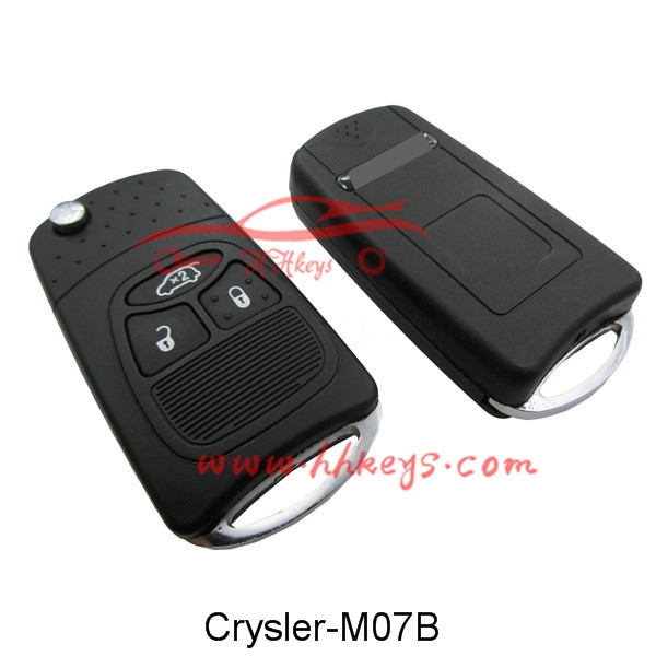 Hot sale Factory Auto Transponder Chip Id33 -
 Chrysler 3 Buttons Modified Remote key shell – Hou Hui