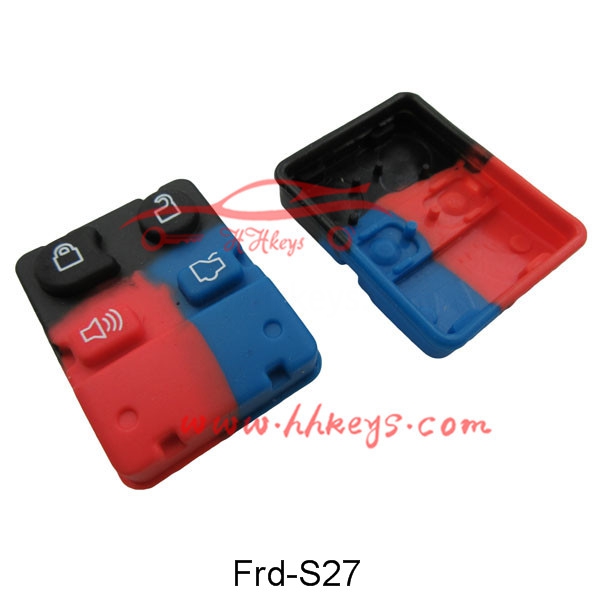 Ford 3+1 Buttons Remote Rubber pad