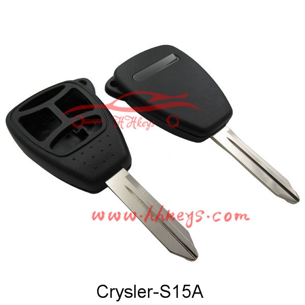 Chrysler 3+1 Buttons Remote key shell No Rubber Pad