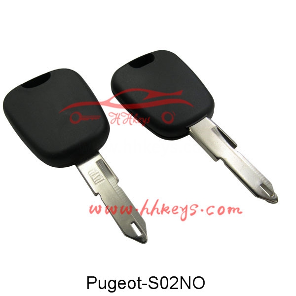 Peugeot 206 Transponder Key Shell No Logo