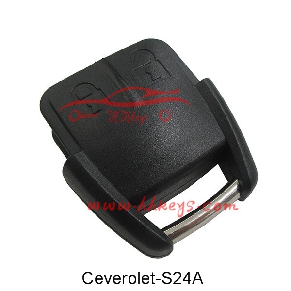 Chevrolet 2 Button Remote Key Part With Sticker(With Battery Place)