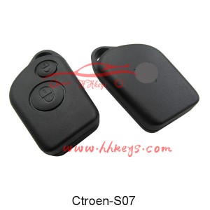 Citroen Elysee 2 Buttons Remote Key Case (Can’T Put Blade)