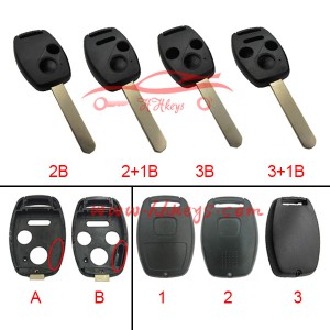 Honda Accord CRV Civic Key Remote Fob Shell