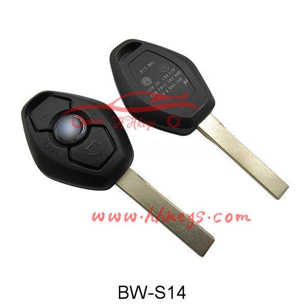 Big discounting Defu Car Key Cutting Machine -
 BMW 3 Button Remote Car Key Shell (HU92 Blade) – Hou Hui