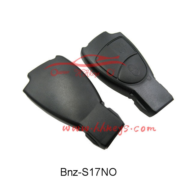 Benz 2 Button Smart Key Shell (No Battery Clip, No Blade,No Logo)