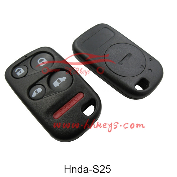 Honda 4+1 Buttons Remote Key Shell With Battery Place, No Logo(Postoperculum Is With Circle)