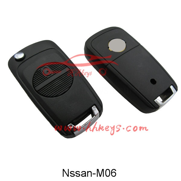 Nissan 2 Buttons Modified Flip Key Shell (European Style)