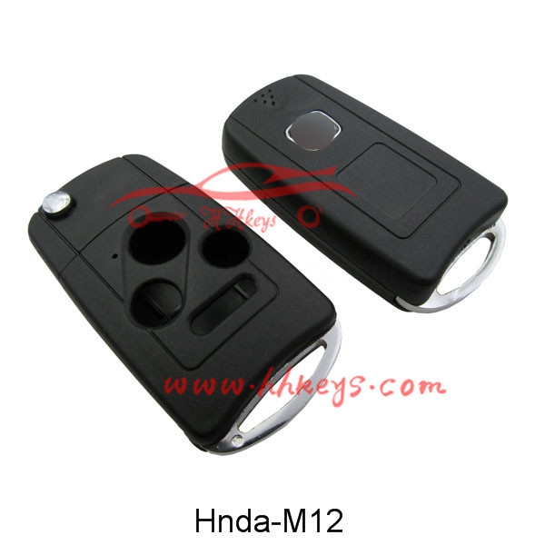 Honda 3+1 Button Modified Flip Key Shell No Buttons