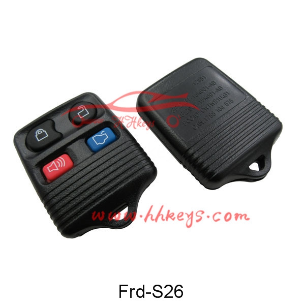 Ford 3+1 Buttons Remote key shell