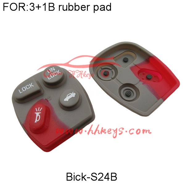 Buick 3 + 1 Buttons Gummi pad