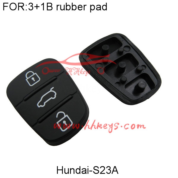 Lot van 13 Hyundai 3 knoppies rubber pad