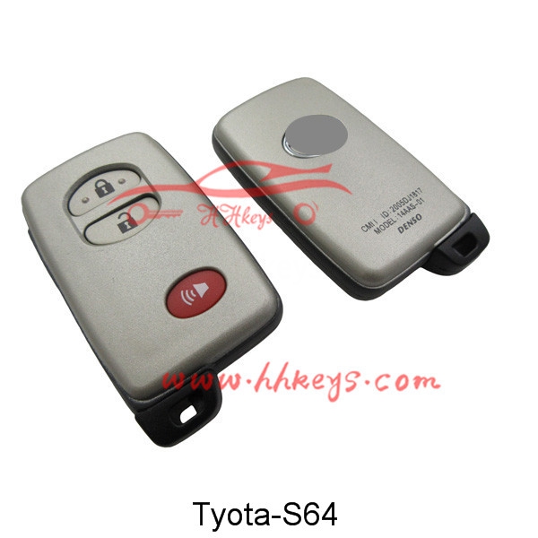 Wholesale Discount Key Duplicating Machine 368a -
 Toyota 2+1 Buttons Smart key shell – Hou Hui