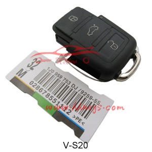 High reputation Auto Chips -
VW 3+Panic Button Remote Key Fob Case – Hou Hui detail pictures