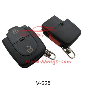 VW 2 + የርቀት ቁልፍ Fob ዙር አዝራር ከመሸበር