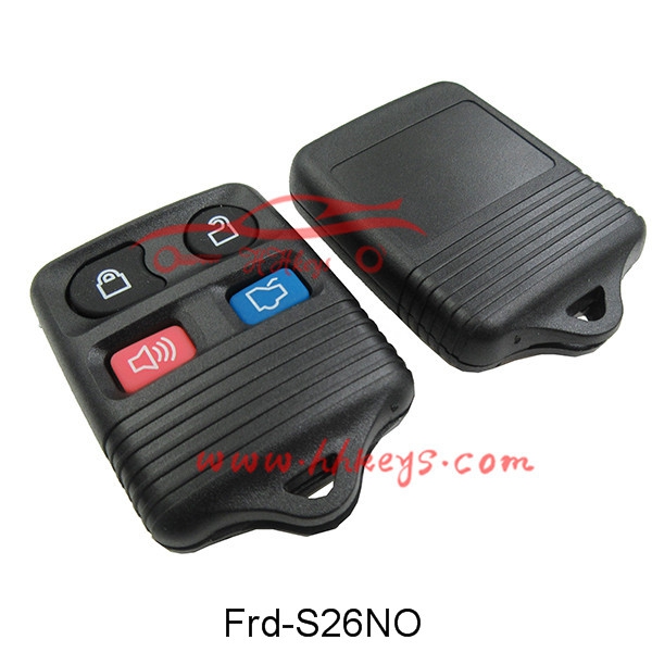 Ford 3+1 Buttons Remote key shell(back no words)