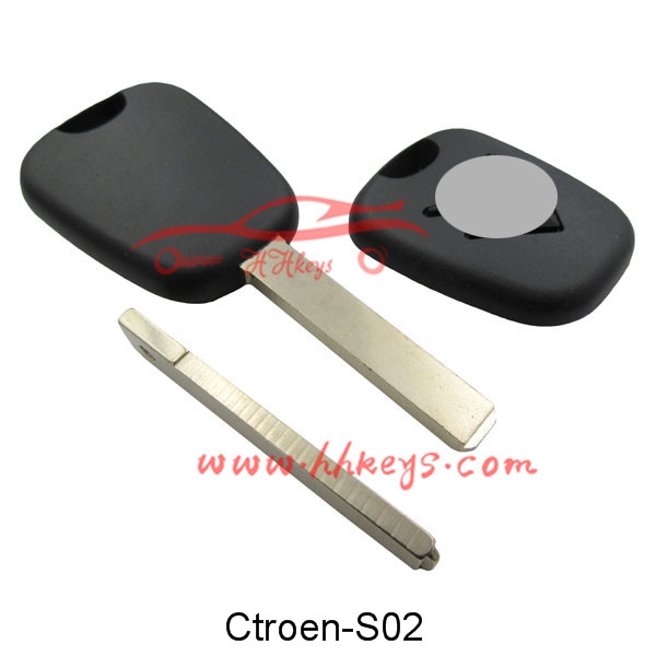 Citroen C3 transponder Key Shell (VA2 Blade)