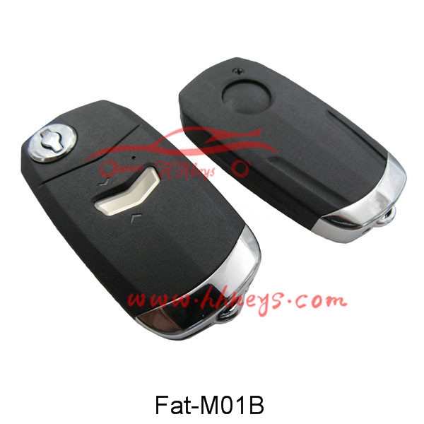 Fiat Bravo Punto 1 Button Modified Flip Key Shell (GT15R)