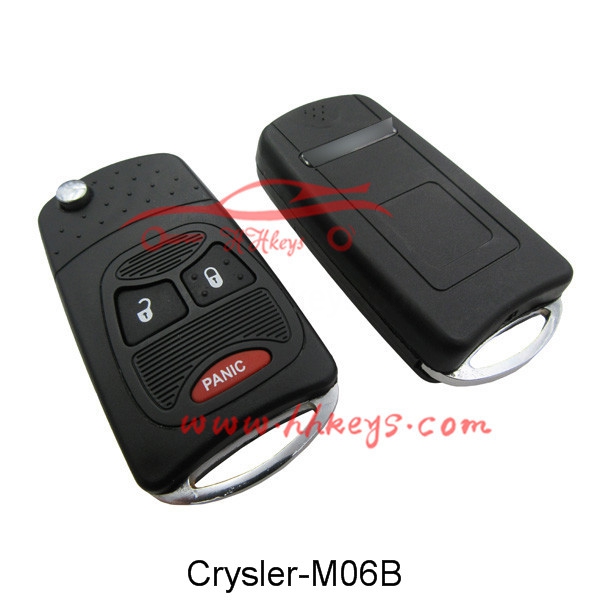 Chrysler 2+1 Buttons Modified Remote key shell（Small Buttons）