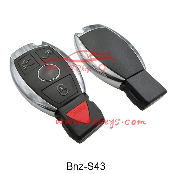 Factory Cheap Hot Vw Key Blank -
 Benz 3+1 Button Smart Remote Key Shell – Hou Hui