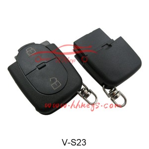 Cheap PriceList for Automobile Key -
 VW 2 Button Round Remote Key Fob – Hou Hui