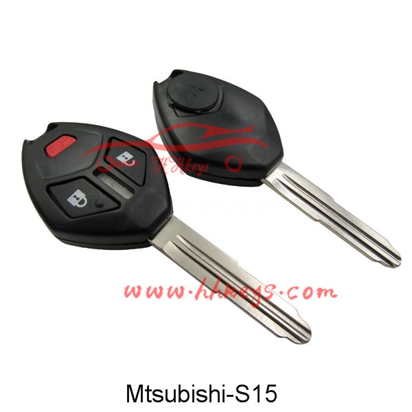 Best Price for Remote Key Fob Shell -
 Mitsubishi 2+1 Buttons Remote Key Shell With Right Blade And Button – Hou Hui