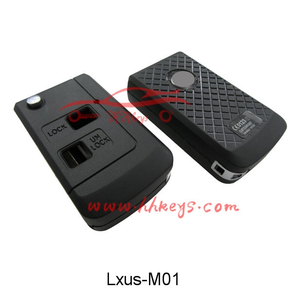 OEM Factory for Folding Car Key Fob -
 Lexus 2 Buttons modified flip key shell – Hou Hui