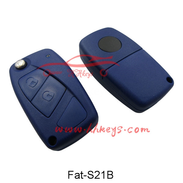 Fiat Bravo 2 Button Flip Remote Key Cover Fob No Logo