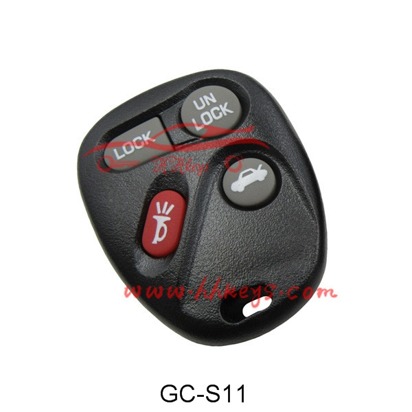 GMC 3+1 Buttons Keyless Remote Key Shell
