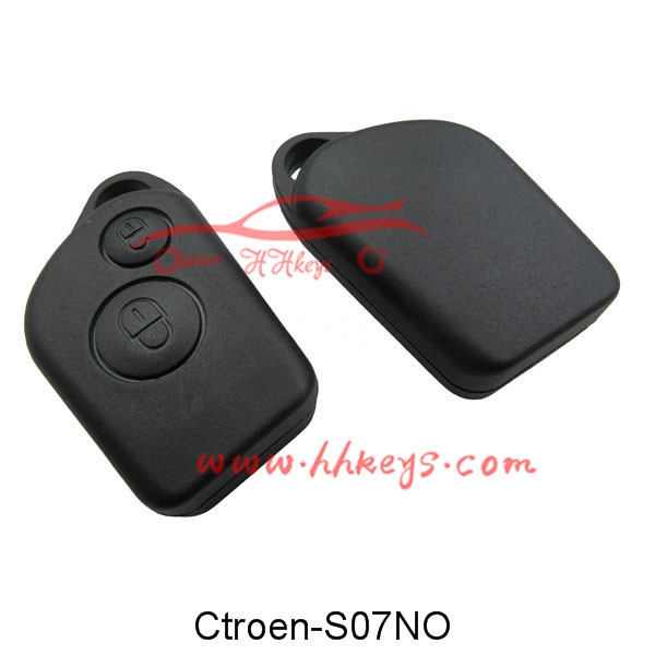 Citroen Elysee 2 Buttons Remote Key Case No Logo(Can’T Put Blade)