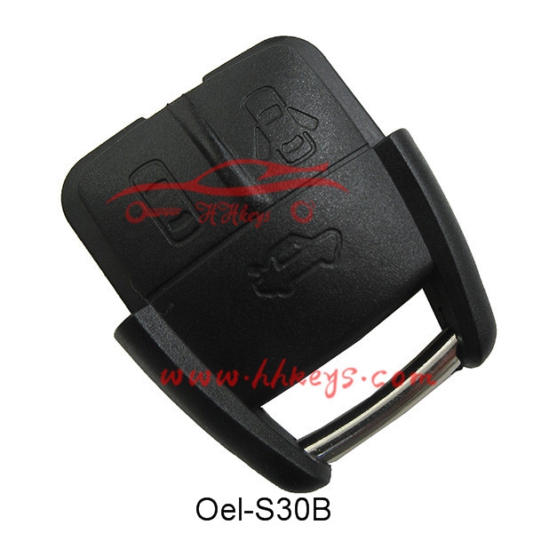 Opel 3 Button (Door Button) Remote FOB ceangailte (With Battery Place)