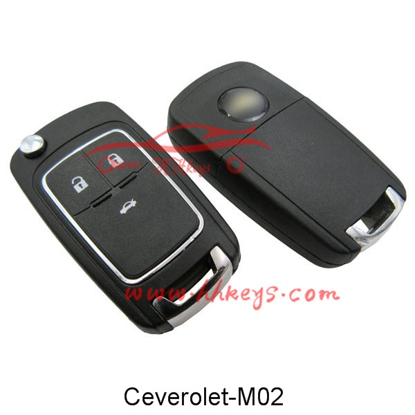 Factory Price Key Cutting Machine -
 Chevrolet 3 Buttons Remote key shell – Hou Hui