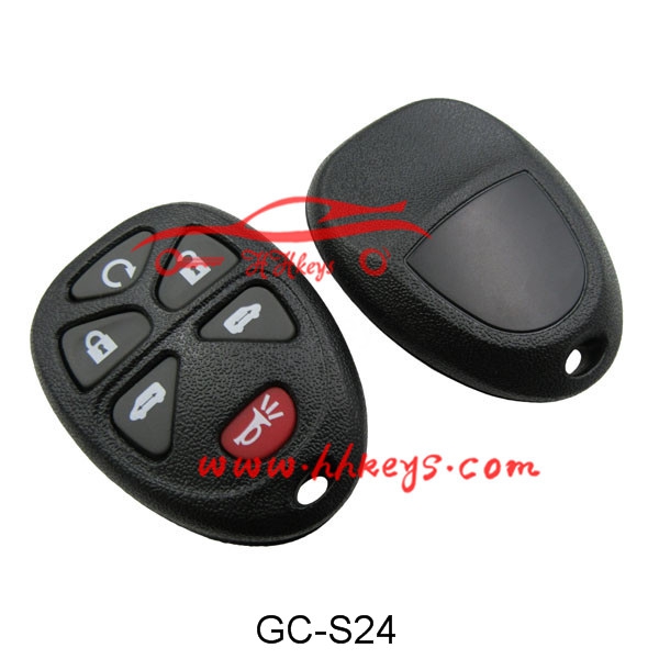 GM 5+1 Buttons Remote Key Shell No Logo