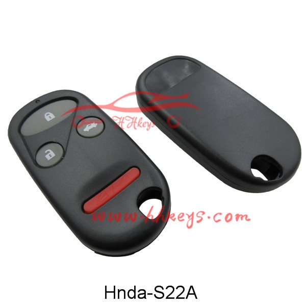 Wholesale Car Key Copy Machine -
 Honda 3+1 Button Remote Key Fob No Logo – Hou Hui