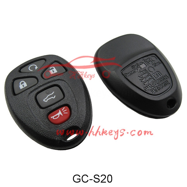 GM 4+1 Buttons Keyless Entry Remote Key Fob