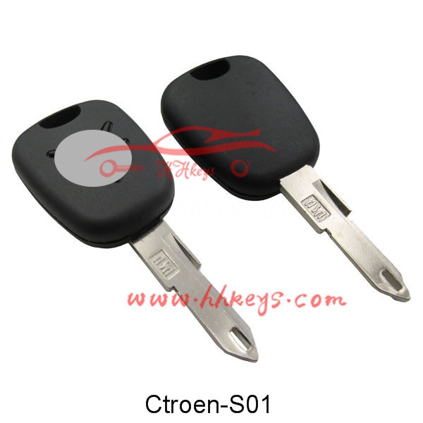 Citroen C3 206 Transponder Key Shell(NE72  Blade)
