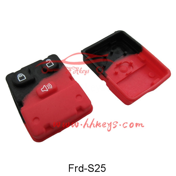 Ford 2 + 1 Buttons Remote რეზინის pad