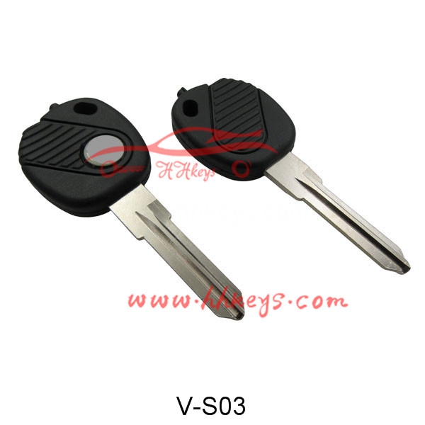 VW Pointer Transponder Key Shell z logo