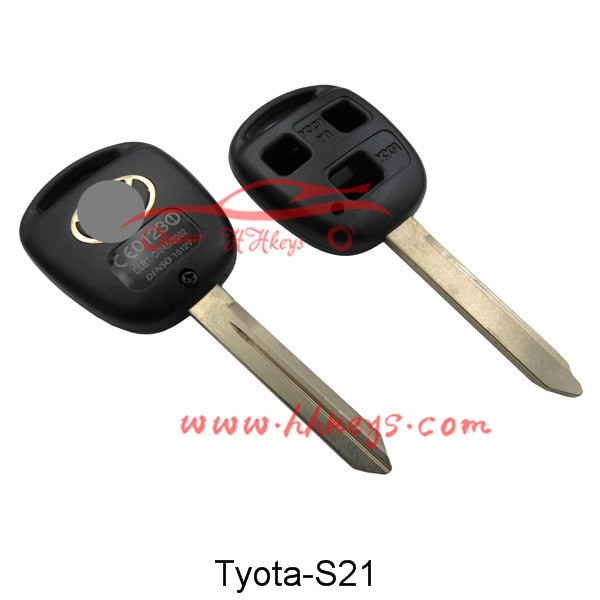 Toyota 3 Button Remote key shell