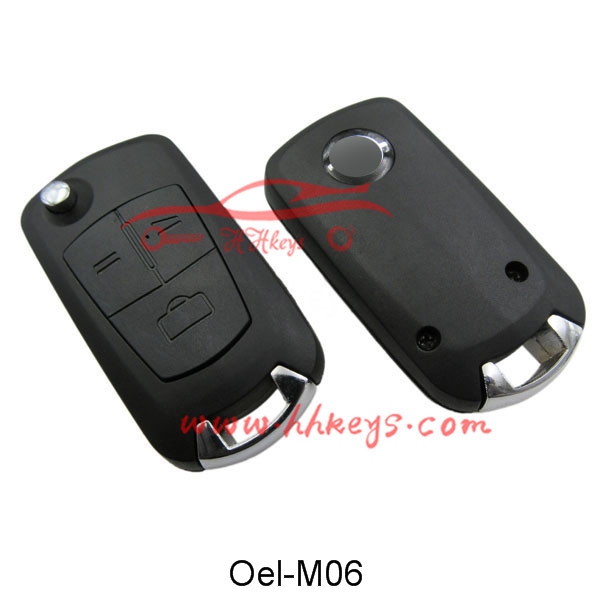 Opel 3 променения бутон Flip Remote Key Shell (HU100)