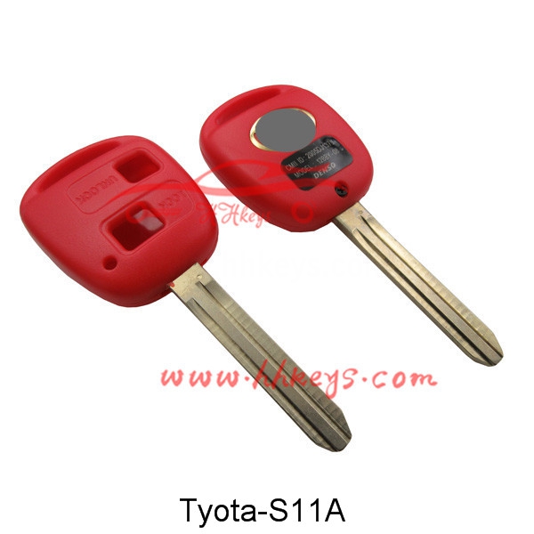 professional factory for Automatic Car Key Cutting Machine -
 Toyota 2 Buttons Remote key shell – Hou Hui