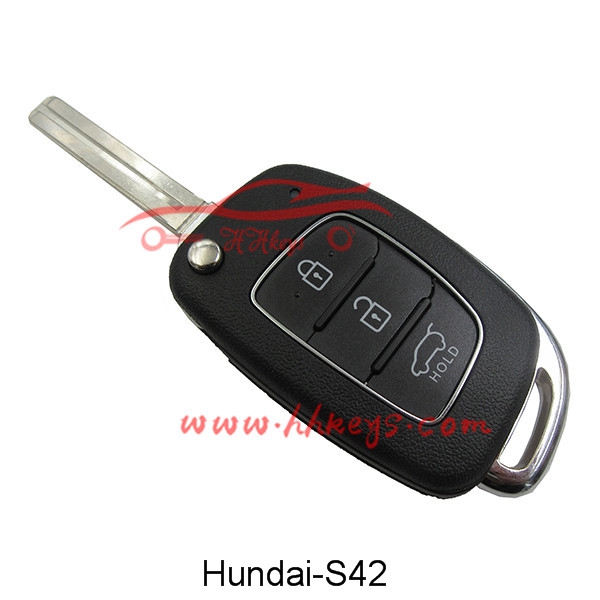 Hyundai 3 badhamada Smart Remote Key Shell