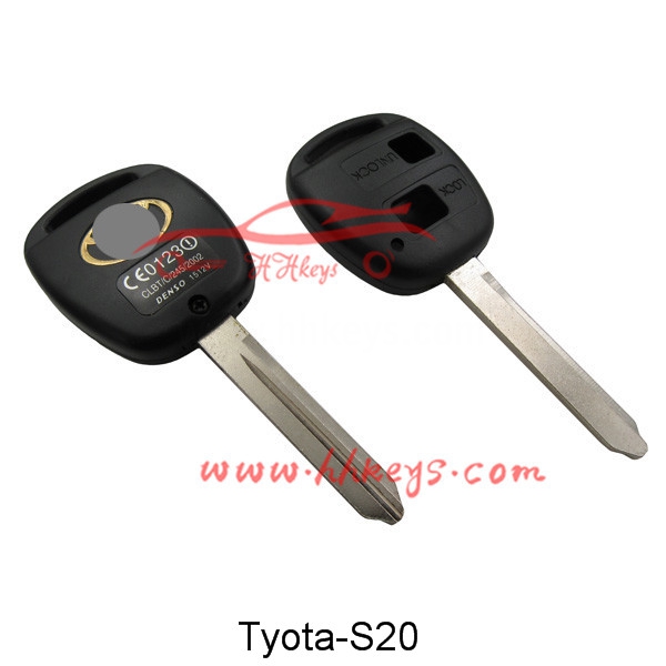 Hot-selling Key Remote Maker -
 Toyota 2 Buttons Remote key shell – Hou Hui