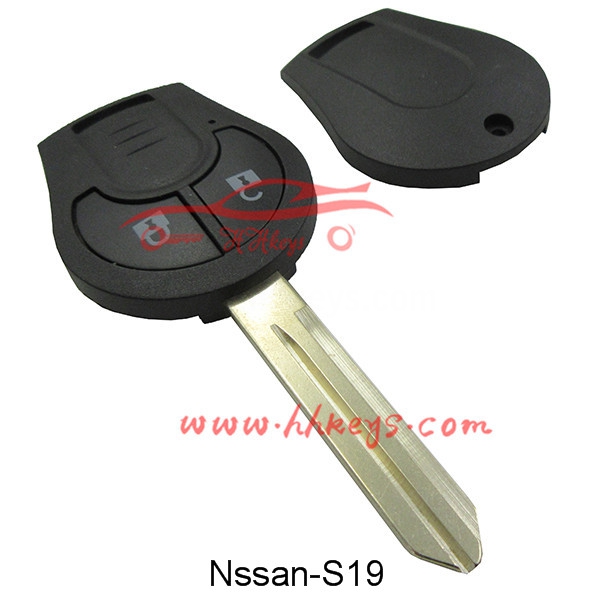 Nissan 2 Buttons remote key shell no logo
