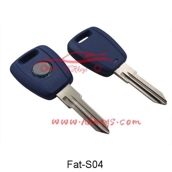 Factory wholesale Old Car Keys -
 Fiat Transponder Blank Key GT10 (Blue) – Hou Hui