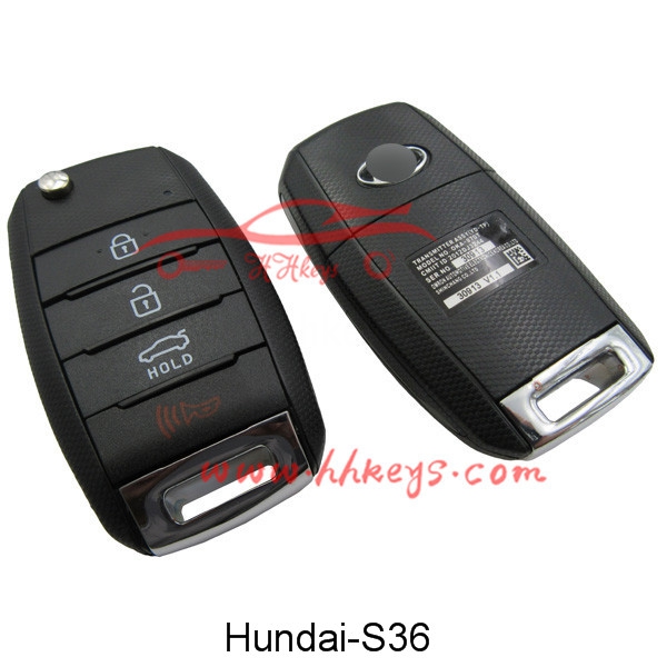 ក្រុមហ៊ុន Hyundai 3 + 1 ប៊ូតុងសែលគន្លឹះពីចម្ងាយ