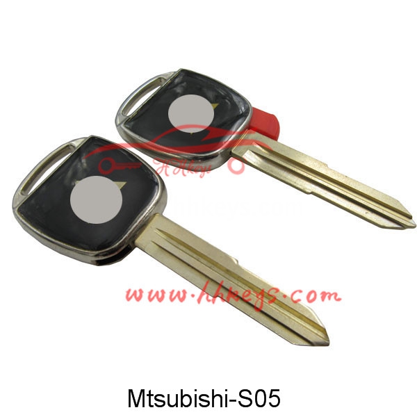 Mitsubishi Transponder Key Case With Red Plug And Right Blade