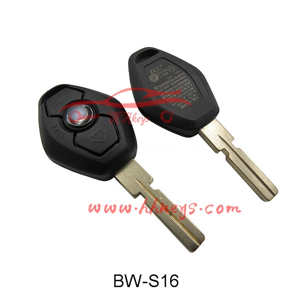 Hot-selling Custom Car Keys -
 BMW 3 Button Remote Car Key Case (HU58 Blade) 433Mhz – Hou Hui